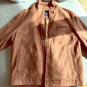 Tommy Hilfiger Suede Leather Coat